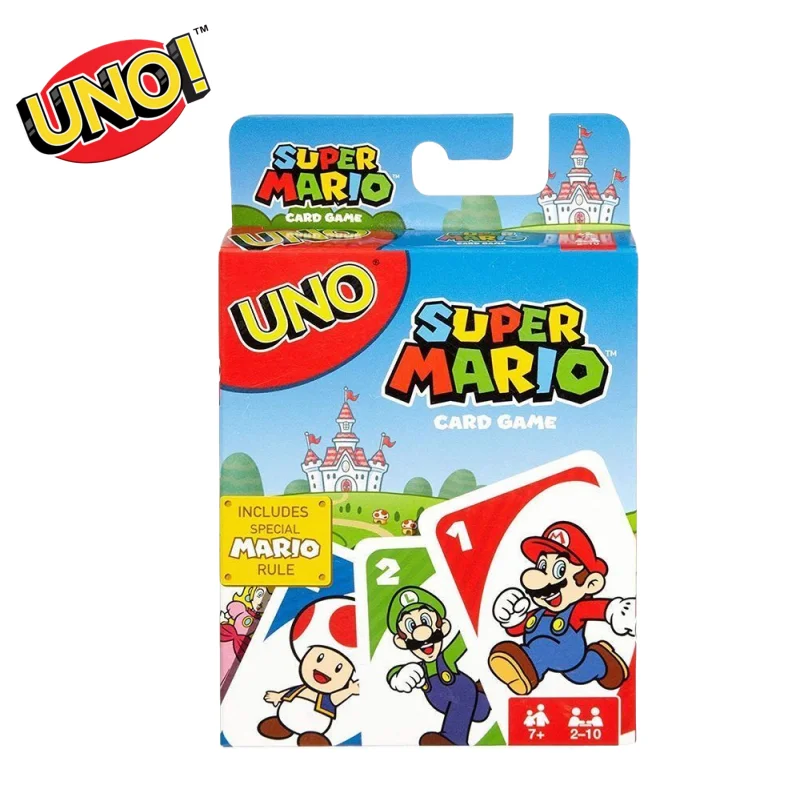 Jeu de cartes UNO Super Mario Mysterious Island Puzzle, jeu de société, fête de famille Mario, jeu de décompression parent-enfant, cadeau de cartes