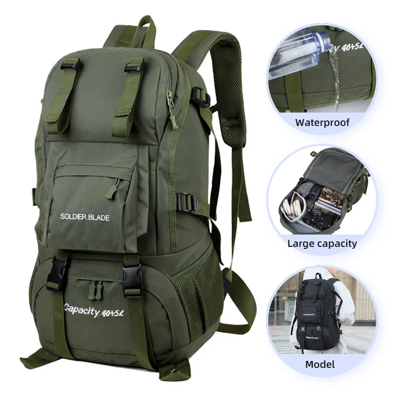 Multifunctional Outdoor Backpack 50L Hiking Bags Mountaineering Bag Waterproof Camping Climbing Backpacks Ultralight Sport Bag