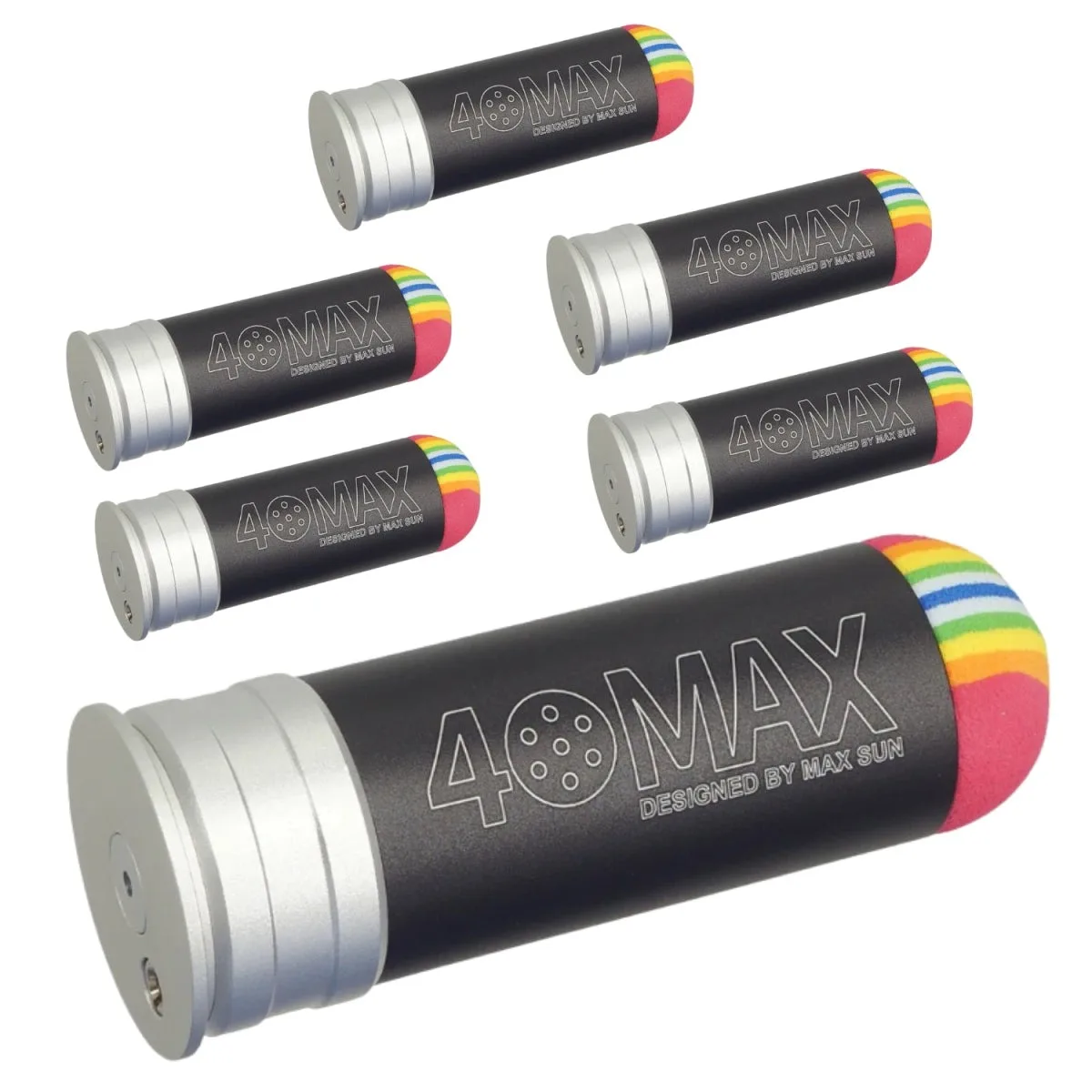 40Max 40WAD Reutilizable Nerf Gas Alimentado Espuma Granada Carcasa redonda Airsoft Innovations para 40mm Granada Lanzador Accesorio rifle