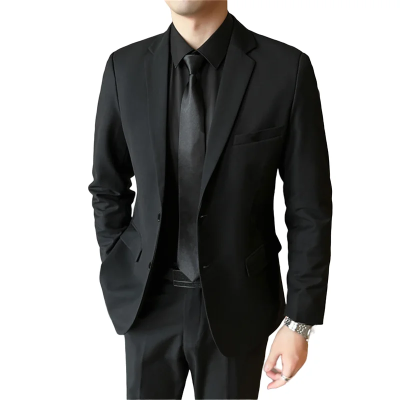 The New Store Offers Discounted Prices  Men's Casual Formal Business Gentleman's All-season Slimming Wedding Fashion Suit 2025