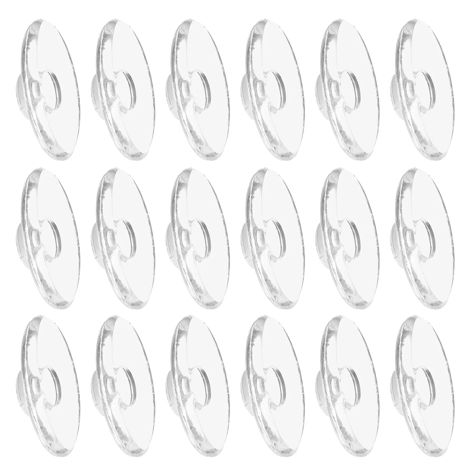

80 Pcs Glasses Silicone Nose Pads Eyeglass Cushions for Eyeglasses Oval Sunglasses