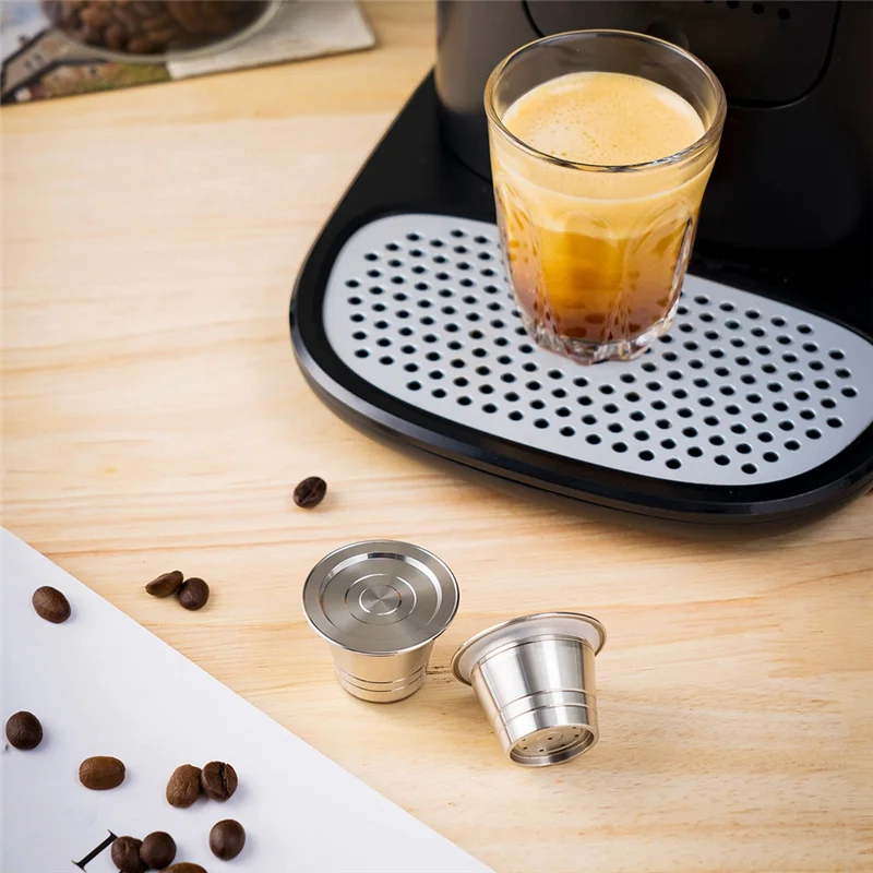 B82B-Stainless Steel Reusable Coffee Capsule Reusable Coffee Capsule Cup Filter Compatible With Delta Q Coffee Accessories.