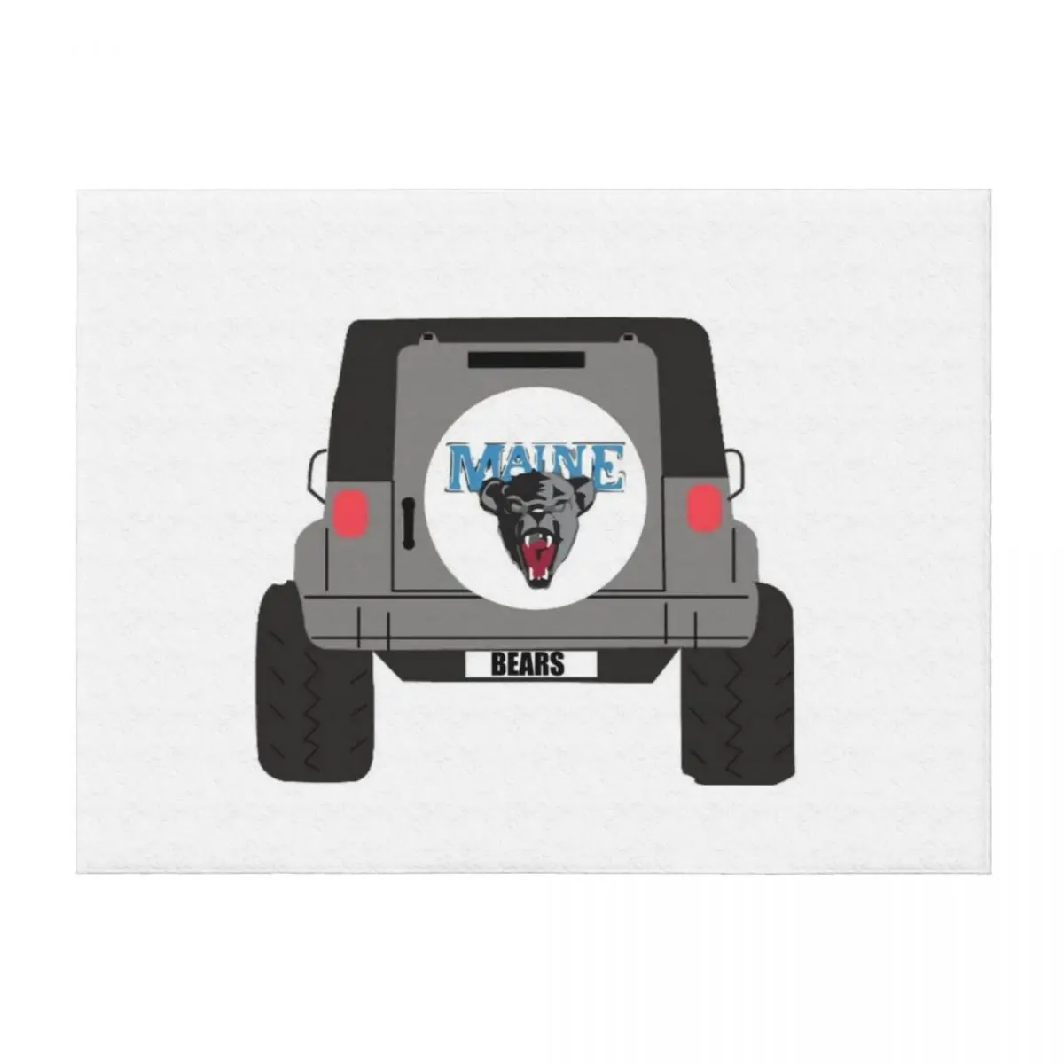 

umaine car artwork Throw Blanket Blankets For Sofas halloween Multi-Purpose Softest Blankets