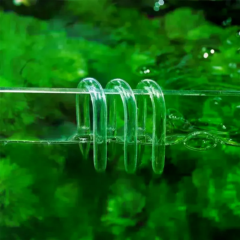 U Shape Tube Acrylic Aquarium Connector Fish Tank Air Pump Air Tube Filter Connecting Accessories 5Pcs