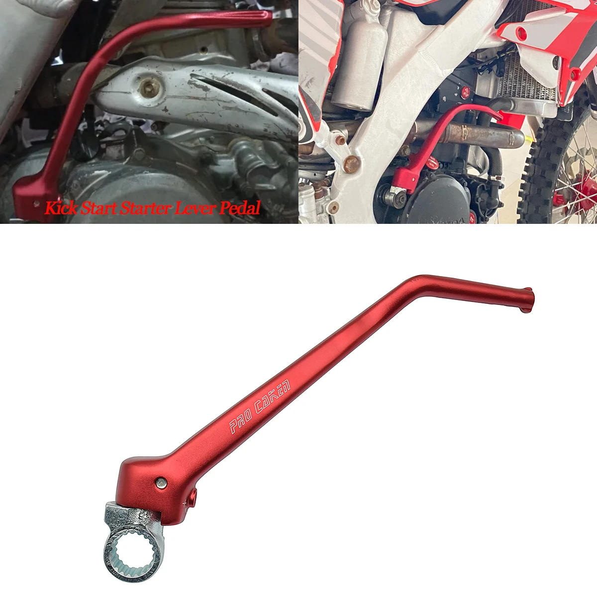 

Motorcycle CNC Forged Kick Start Lever Pedal For Honda CRF150R 2007 2008 2009 2010 2011 2012 2013-2024 Dirt Bike Universal Parts