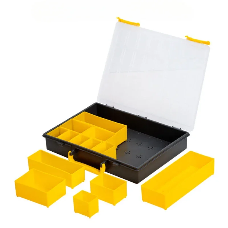 Multi Functional and Multi Grid Plastic Accessory Box Part Box Part Screw Classification Storage Handheld Tool Box