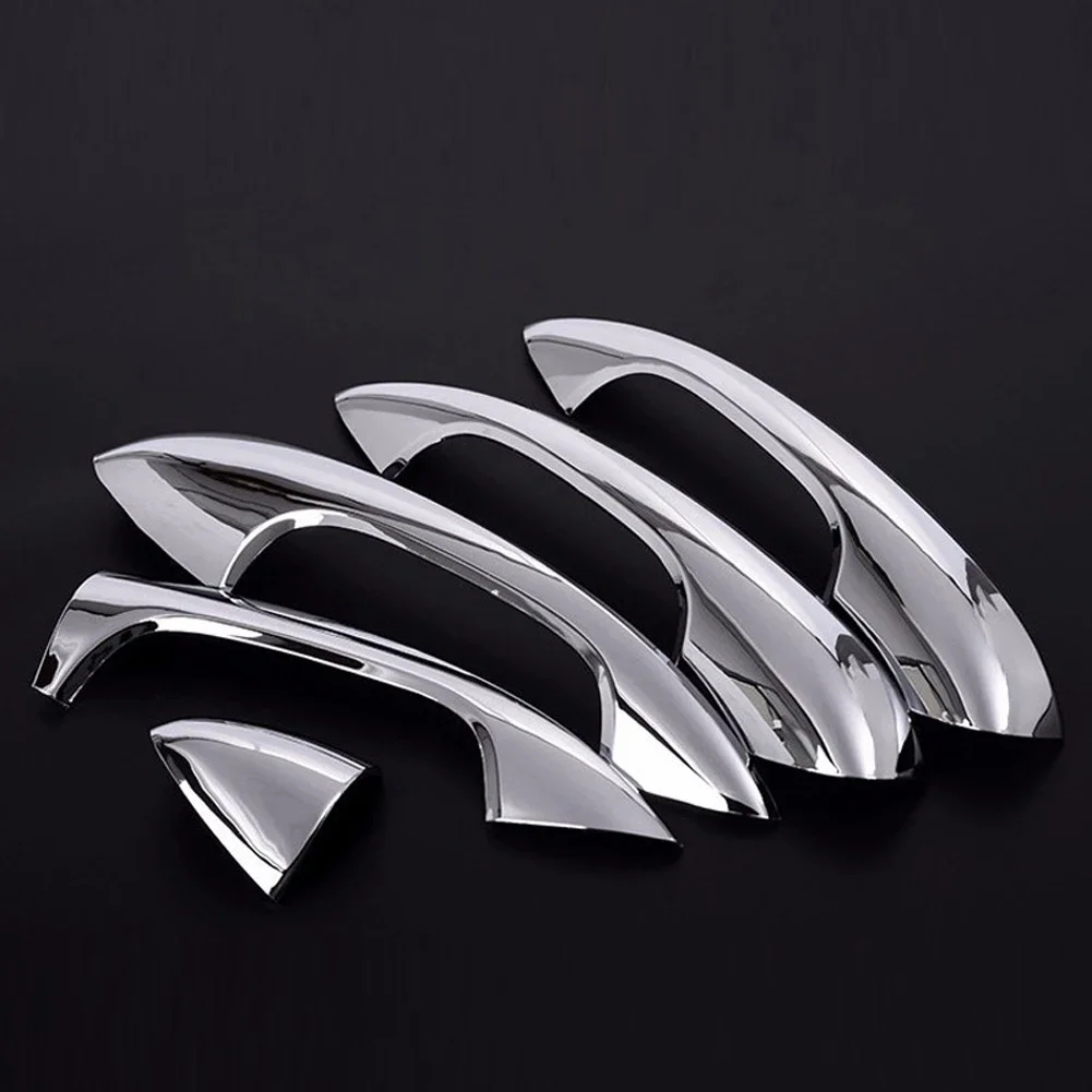For Mercedes Benz C Class W205 E Class W213 GLC X253 2015-2023 ABS Chrome Car Accessories Door Handle Cover Trim Frame For LHD