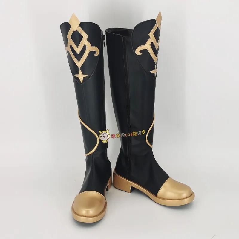 Aether Cosplay Sapatos Masculinos, Botas Anime Genshinimpact, Traje de Halloween, Acessórios para Acessórios