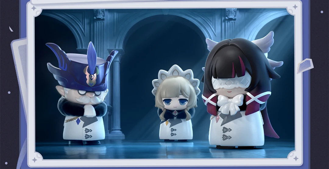 Genshin Impact Auf Lager Fatui Harbinger Serie Blind Box Kawaii Trendige Q-Version Anime-Figuren-Sammlung Desktop-Überraschungsgeschenk – Detail 23