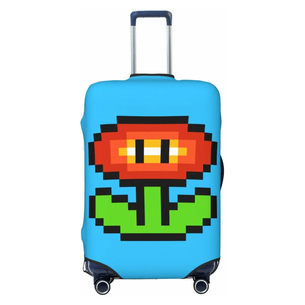 

Custom Cartoon Game Marios Fir Flower Luggage Cover Cute Suitcase Protector Covers Suit For 18-32 inch