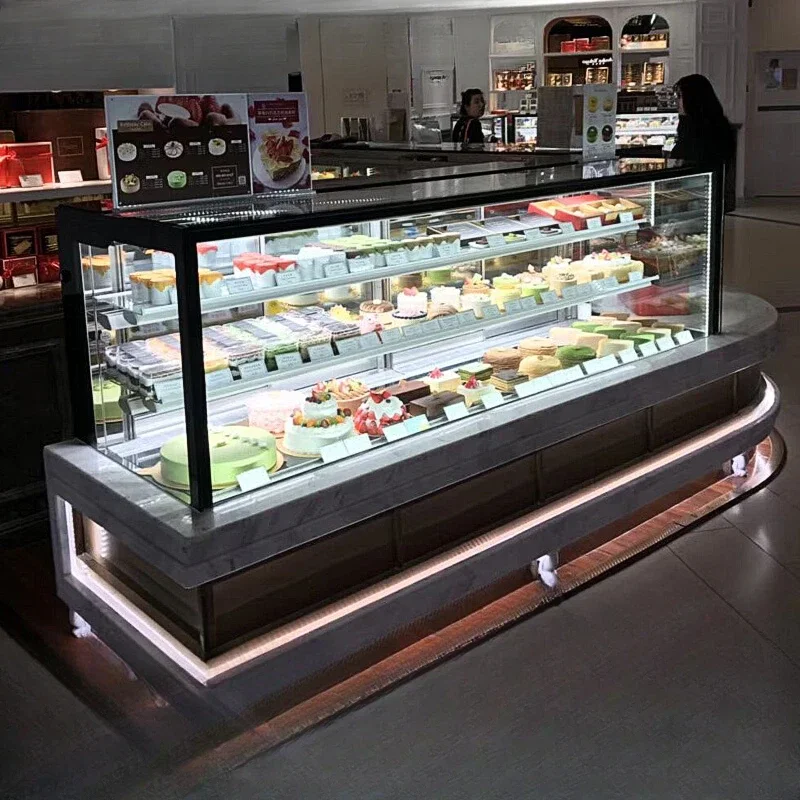 Cake display cabinet Air-cooled commercial refrigerator Low temperature baking bread West point mousse dessert refrigerator