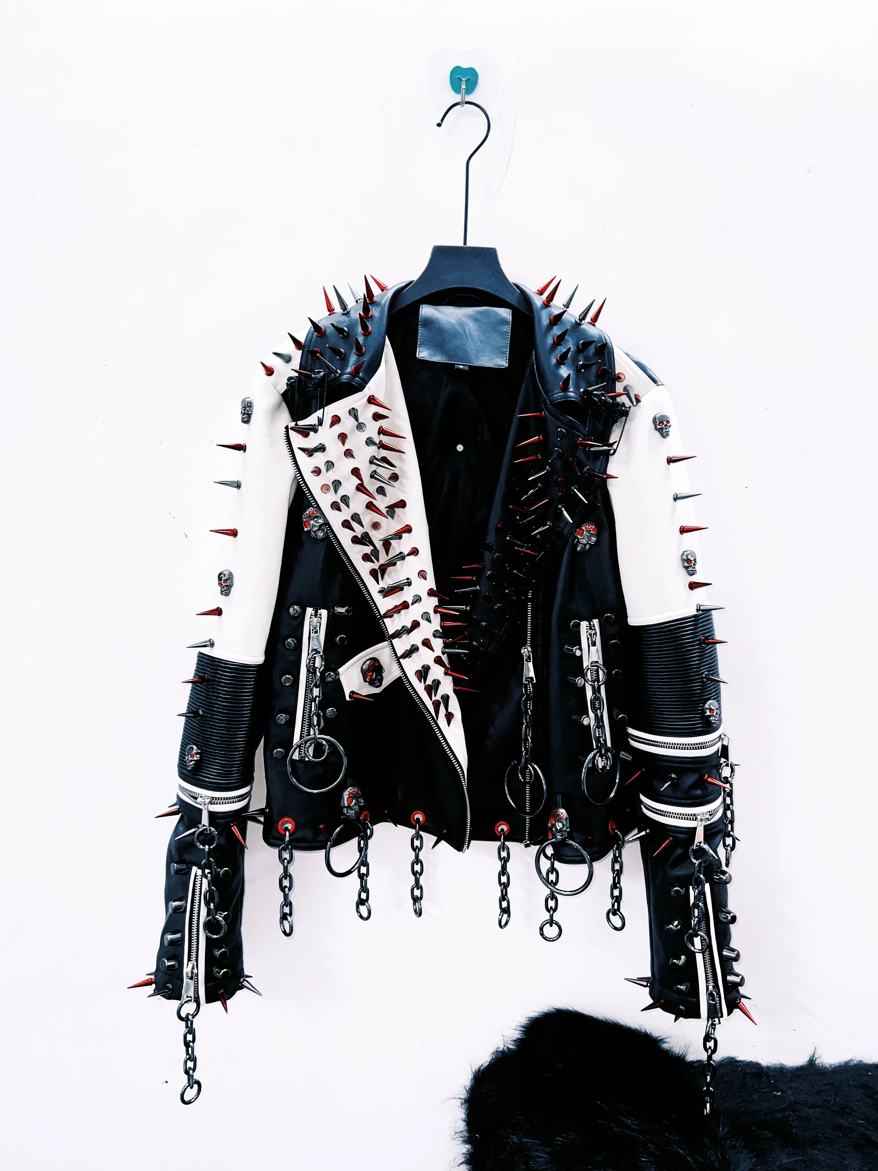 Harajuku Leather jacket Gothic Leather jacket Punk Leather jacket