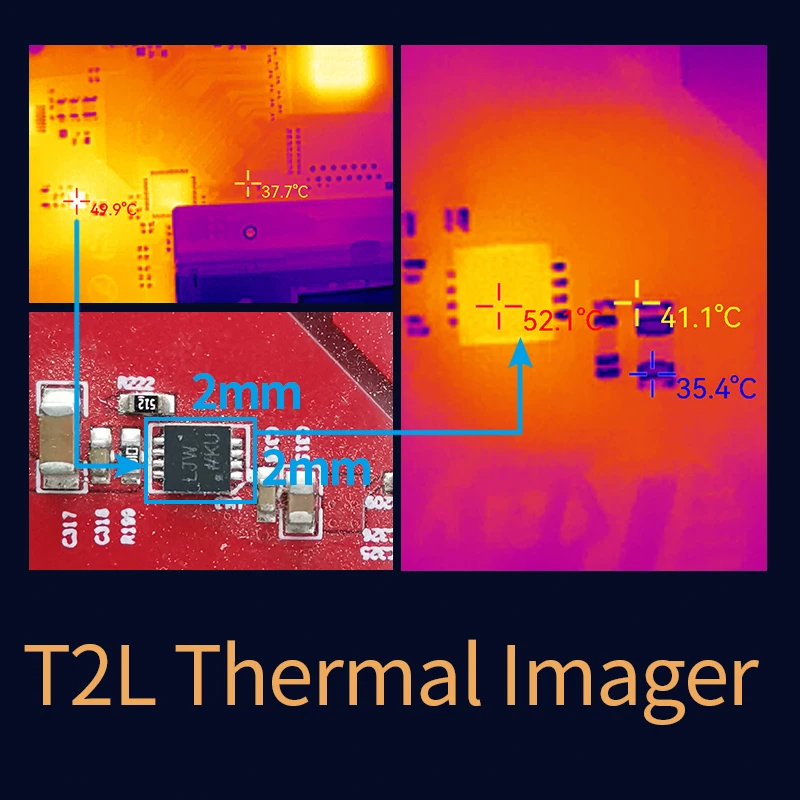 InfiRay Thermal Imager T2L PCB Circuit Fault Testing Tool Thermometer Mobile Thermal Camera for Android Type-C