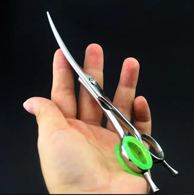 Silicone Finger Rings for Cat Dog Hair Scissors Professional Pet Grooming Scissors Protector Cutting Curved Shears