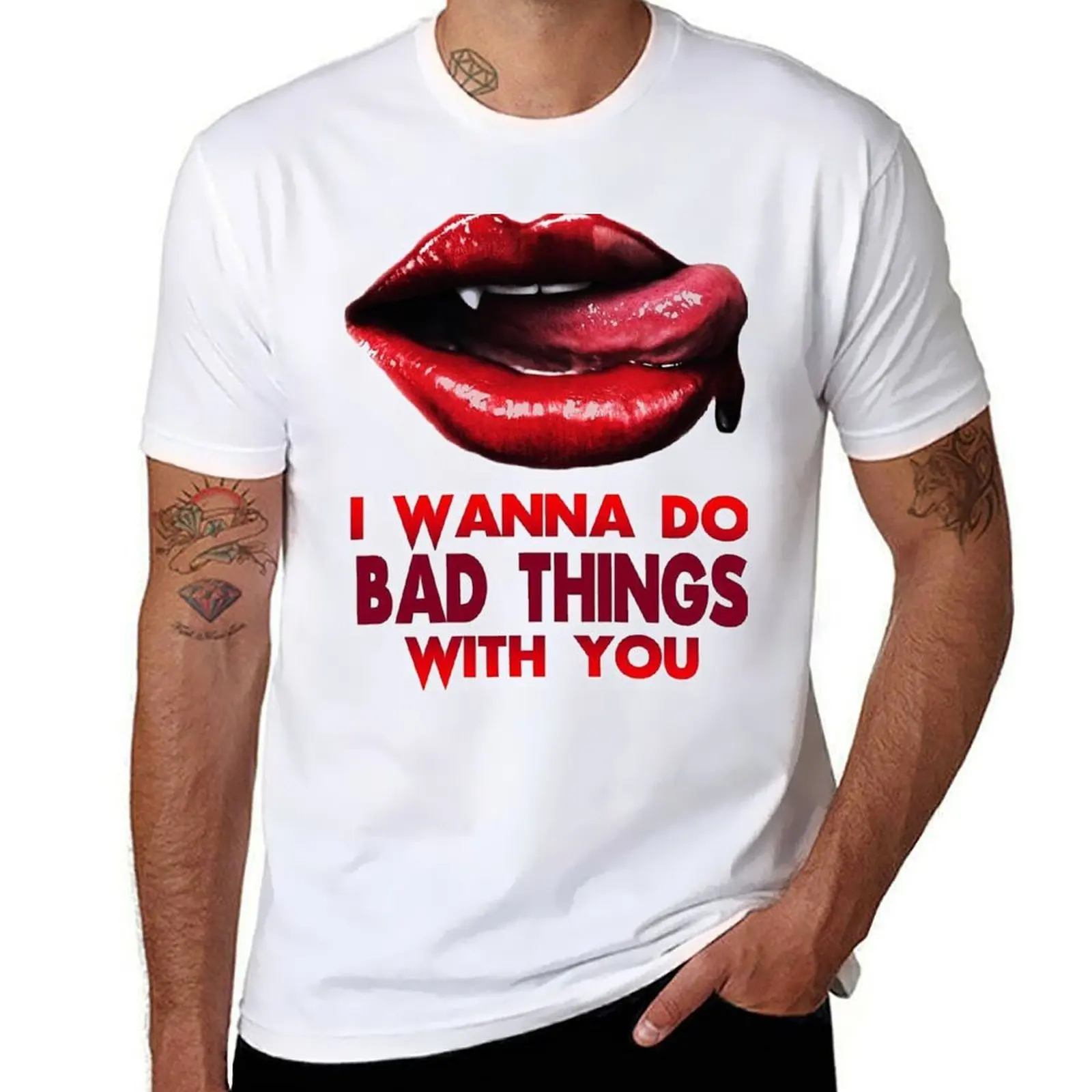 

True Blood T-Shirt t shirts for man graphic vintage funny t shirts cotton men t shirt cotton 100% T-shirt