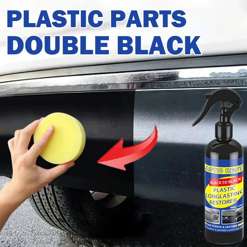 

Car Plastic Restorer Coating Agent Auto Plastic Rubber Exterior Repair Clean Refresh Restoration Agent Black Shine Seal Brighten