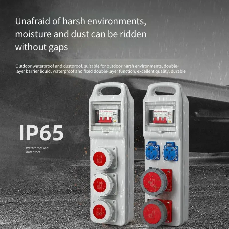 Industrial 220V Socket Box Temporary Maintenance Power Supply 380V Construction Site Three-level Complete Distribution Box