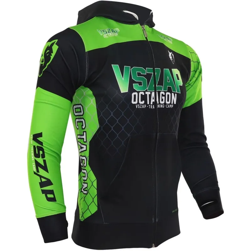 VSZAP Autumn Training Jacket Hooded Sweatshirt Jacket MMA Fighting Running Jujitsu Clothing Collection