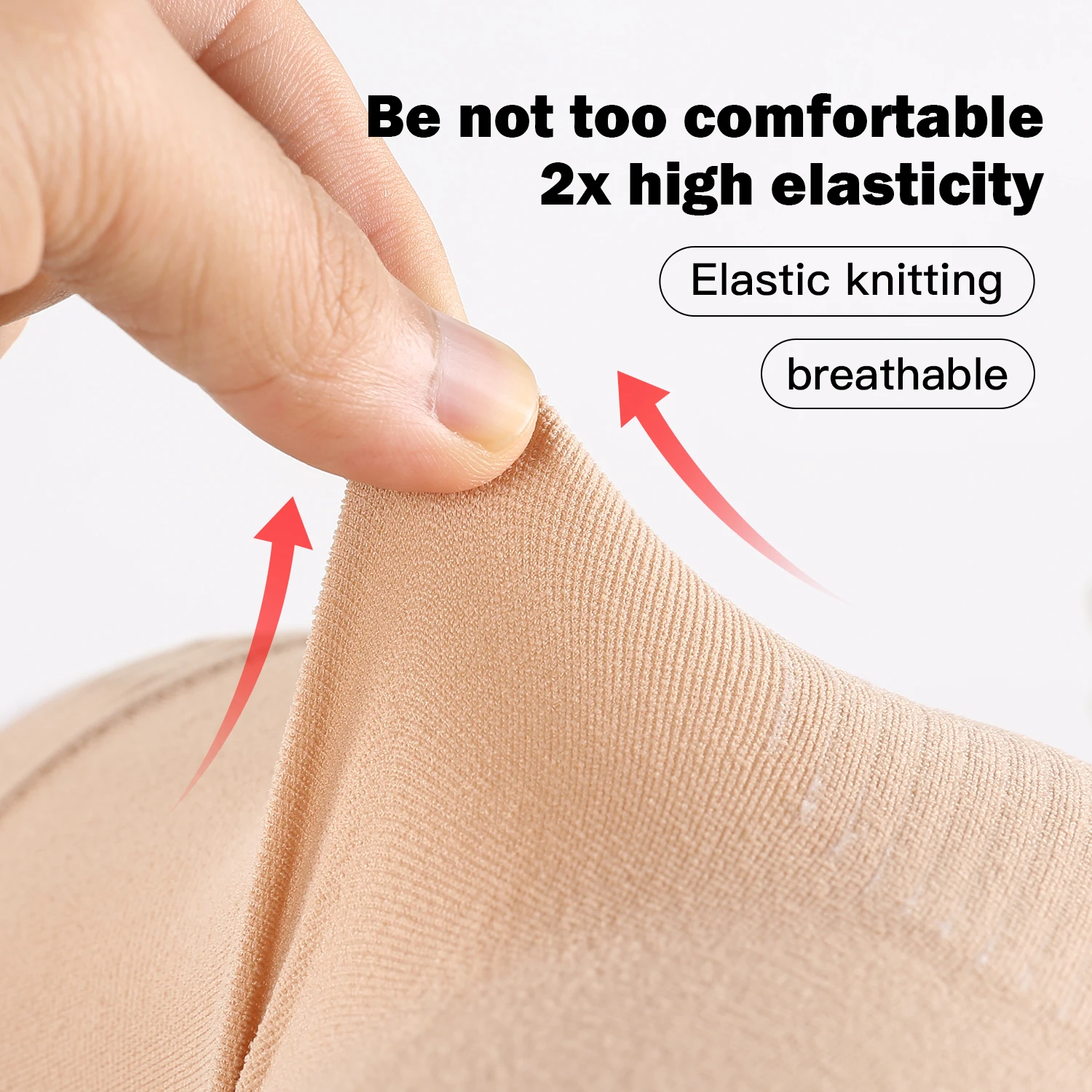 2 Pc Summer Ultra-Thin Breathable And Cool Knee Pads, High Elastic Fabric Silicone Anti Slip Air Conditioning Room Knee Pads