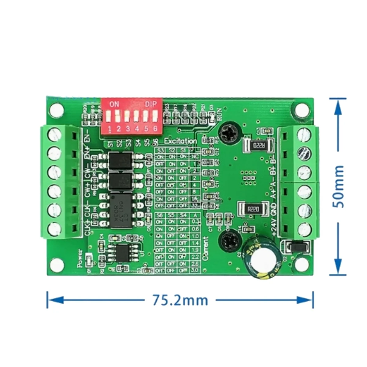 محرك متدرج سائق TB6560 3.5A محرك متدرج سائق تحكم مجلس 10 فولت-35 فولت CNC