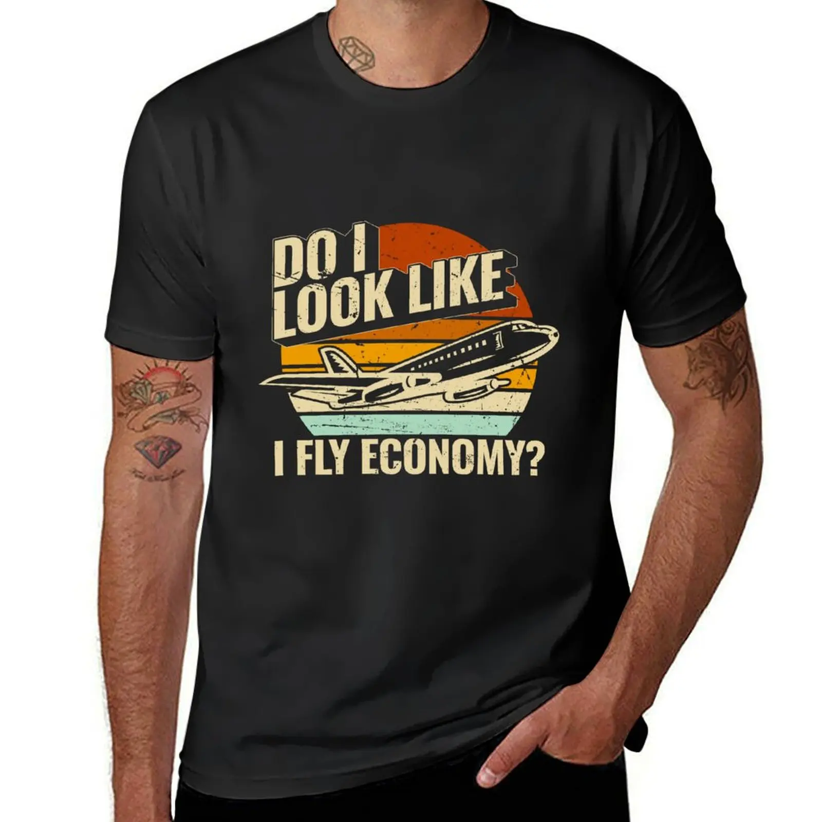 Do I Look Like I Fly Economy? - Funny First Class Flyer T-Shirt summer clothes for a boy t shirt men