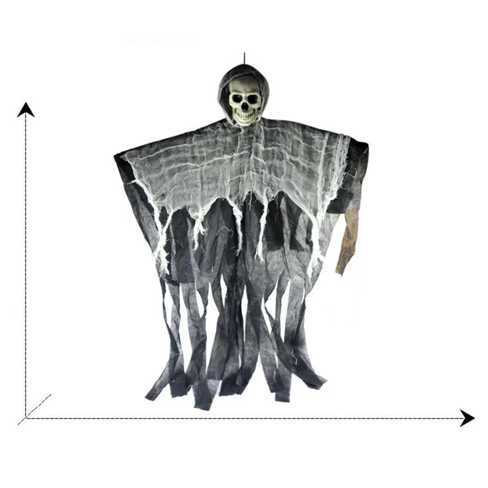 

Hanging Decoration Reusable Long Lasting Plastic Nonwovens Scary Prop Halloween Garden Stake Windmill Detailed