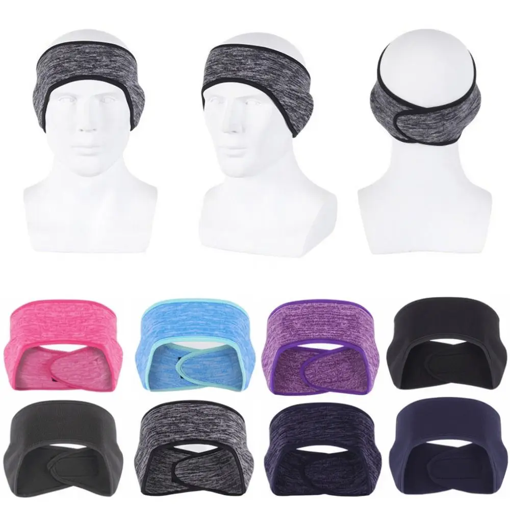 

Polar Fleece Winter Headband Breathable Sweat Absorb Sport Band Windproof Thermal Outdoor Headband Winter Outdoor Sport