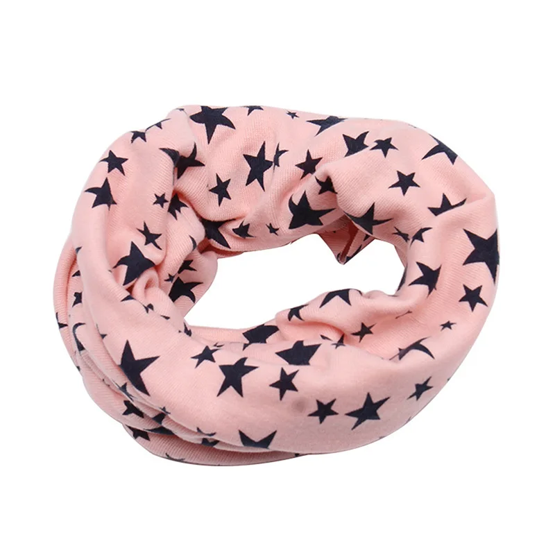 Baby Star Printing Scarf, Infant Neck Ring, Colarinho, Crianças Lenço, Meninos, Meninas, Crianças, Primavera, Outono, Inverno, 1Pc