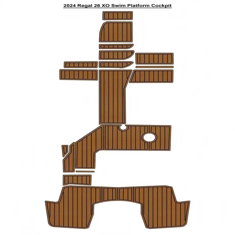 

2024 Re-gal 26 XO Swim Platform Cockpit Pad Boat EVA Teak Floor SeaDek Gatorstep Style Self Adhesive vbdyrdt565sw5