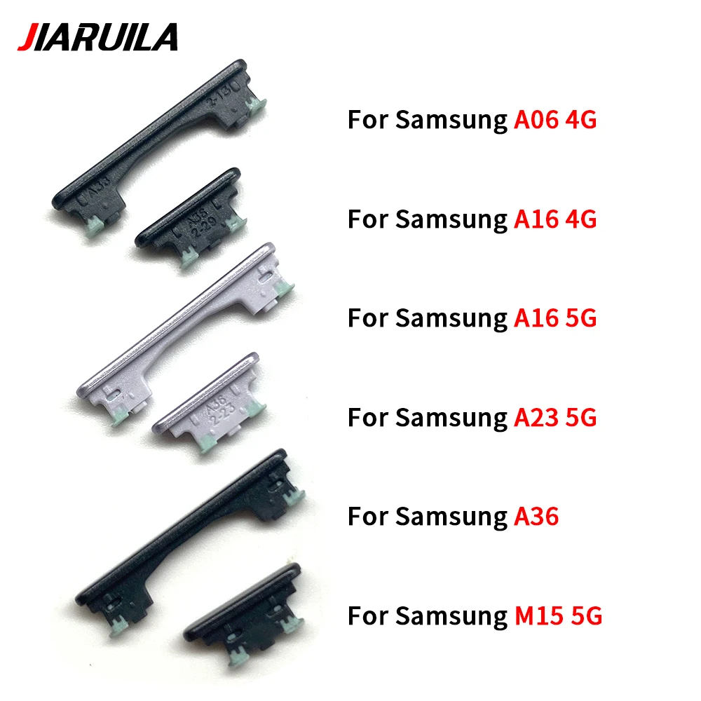 

For Samsung A06 A16 A23 4G 5G A36 Side Volume Button + Power on / OFF Button Key Replacement Part