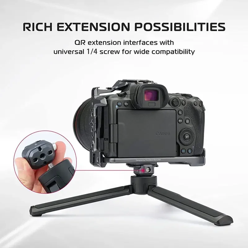 FALCAM F22 Arca السويسرية الإفراج السريع لوحة المشبك نظام لكاميرا DSLR ترايبود قفص 2D Gimbal متوافق مع نيكون كانون سوني