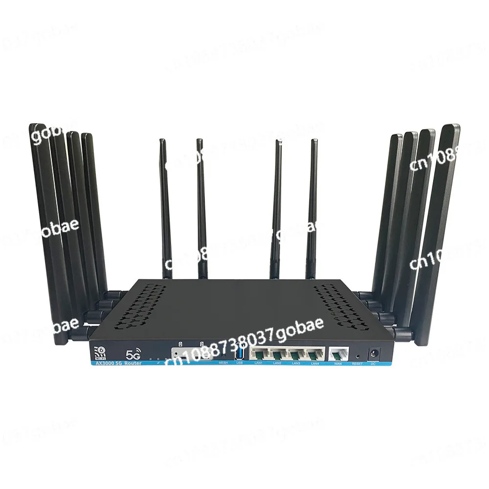 Industrial-grade dual-core 5g card router Gigabit intelligent MT7981B wireless networking wifi6 router