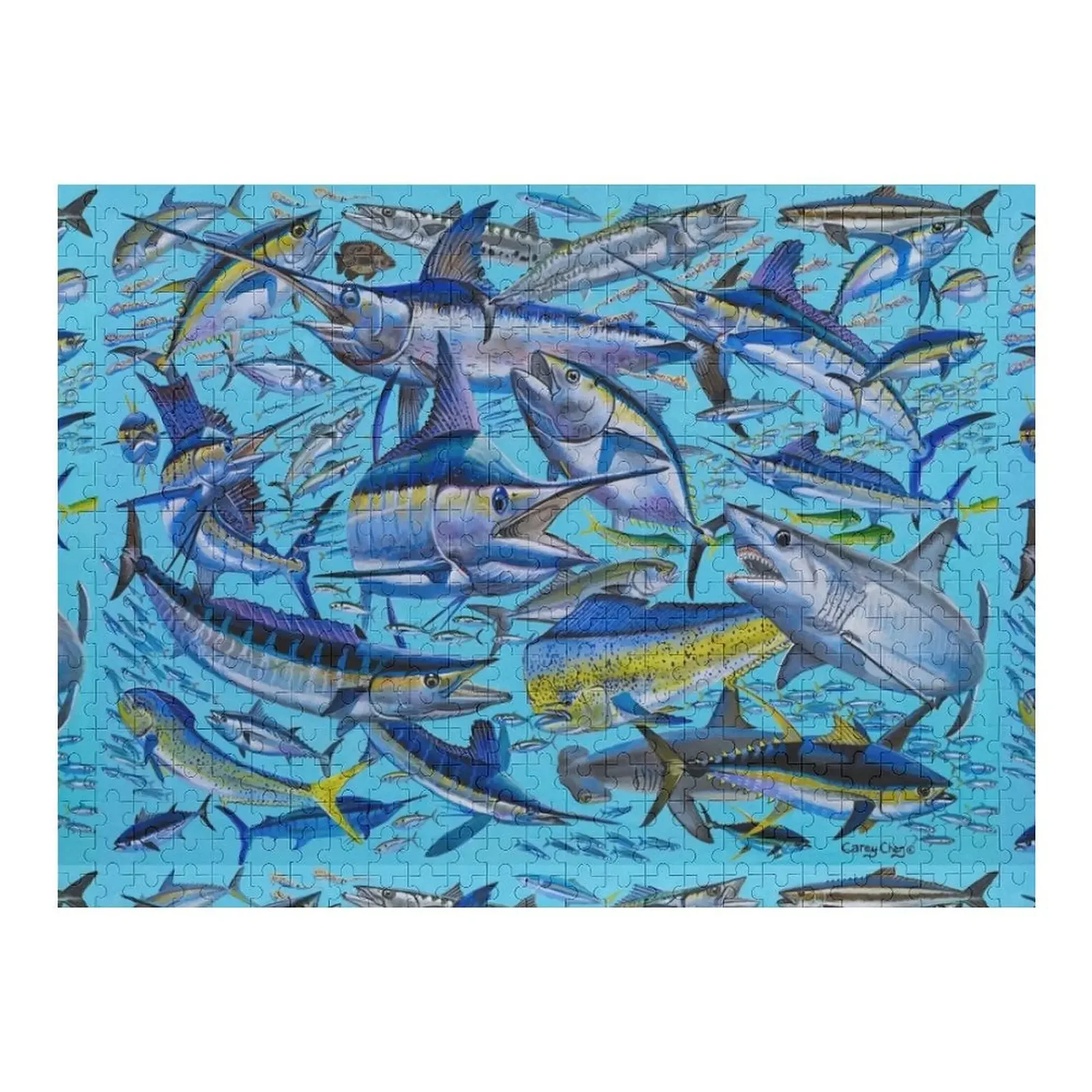 

Морская игра Рыба Коллаж Головоломка Фото Персонализированная игрушка-головоломка