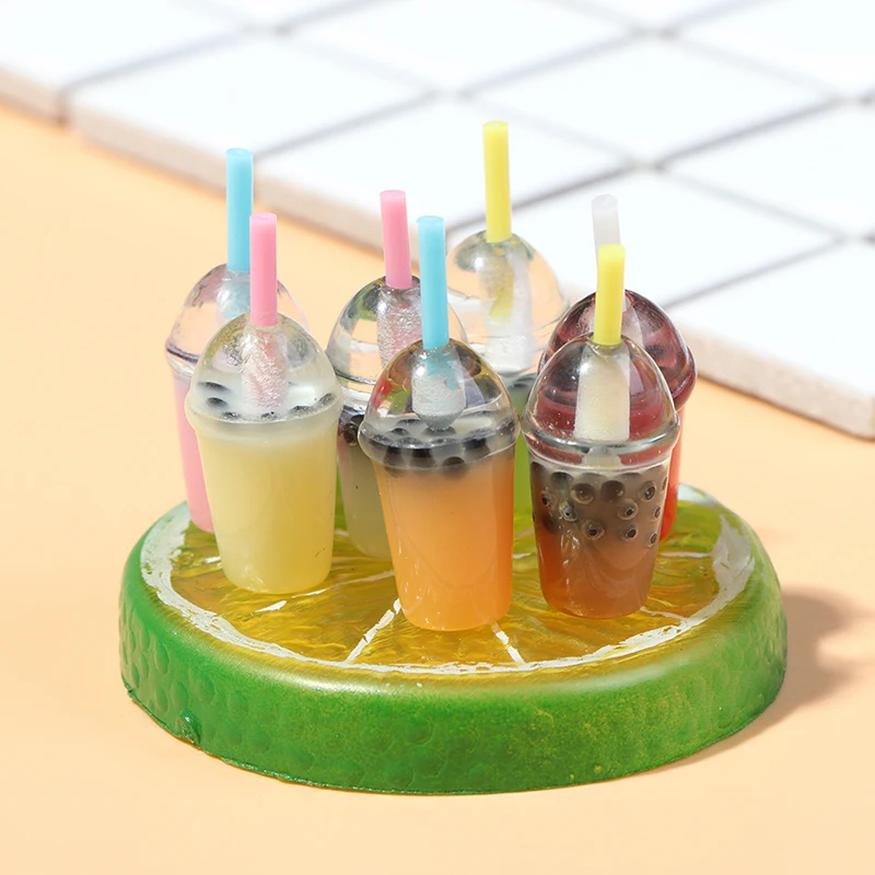 Miniatura per casa delle bambole gelato tazza di caffè modello di bevanda finta Play House giocattoli Mini Doll House Decor cucina cibo accessori per bambole