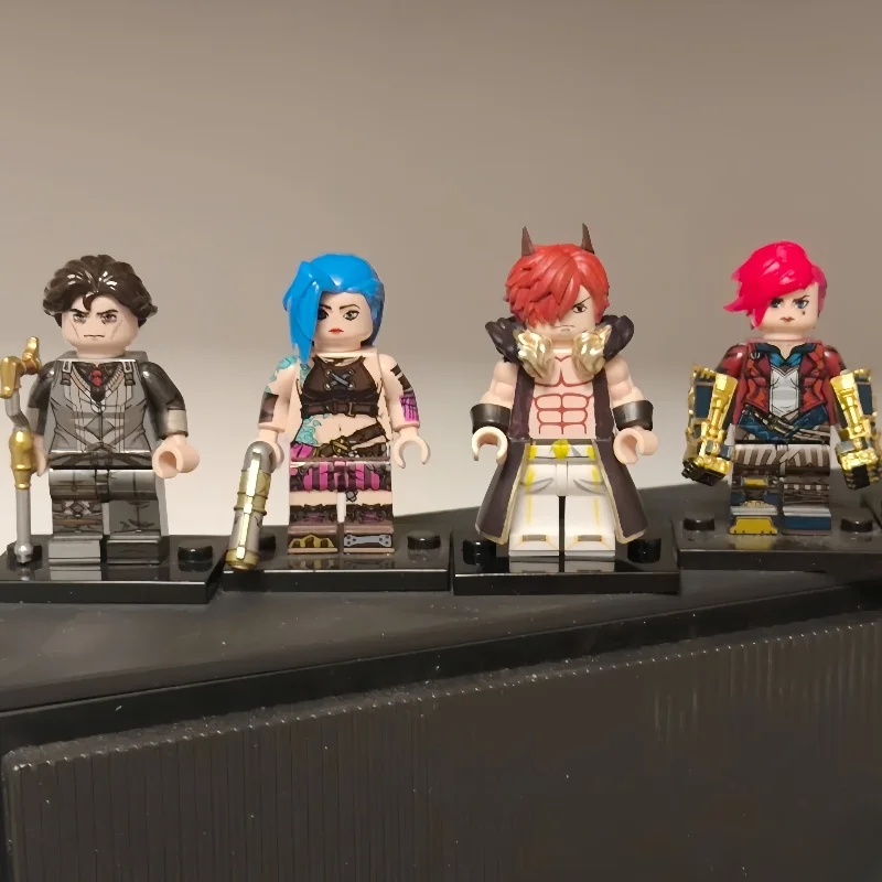 

Arcane Cosplay Game Figures - Jinx Vi Jayce Caitlyn Victor MEL Collection Action Toys for Boys