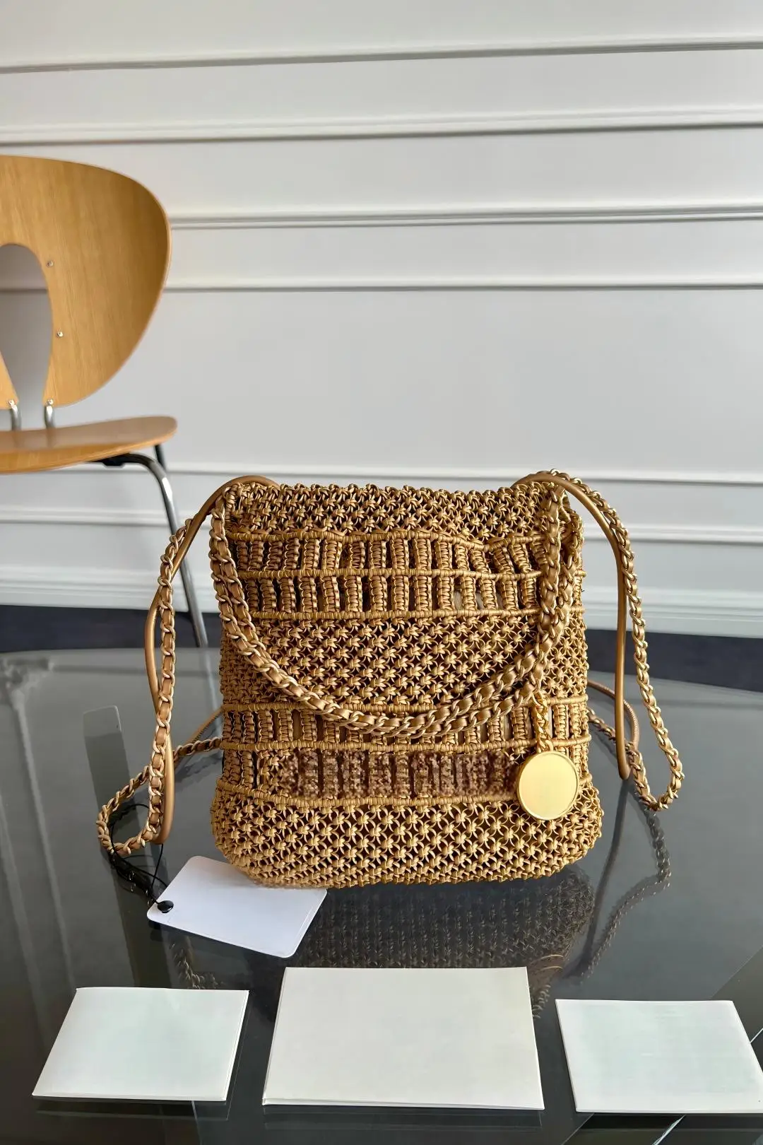 

Women Beach Woven Straw Shoulder Bag with Tassel Boho Hollow Out Crochet Crossbody Handbag Clutch Purse