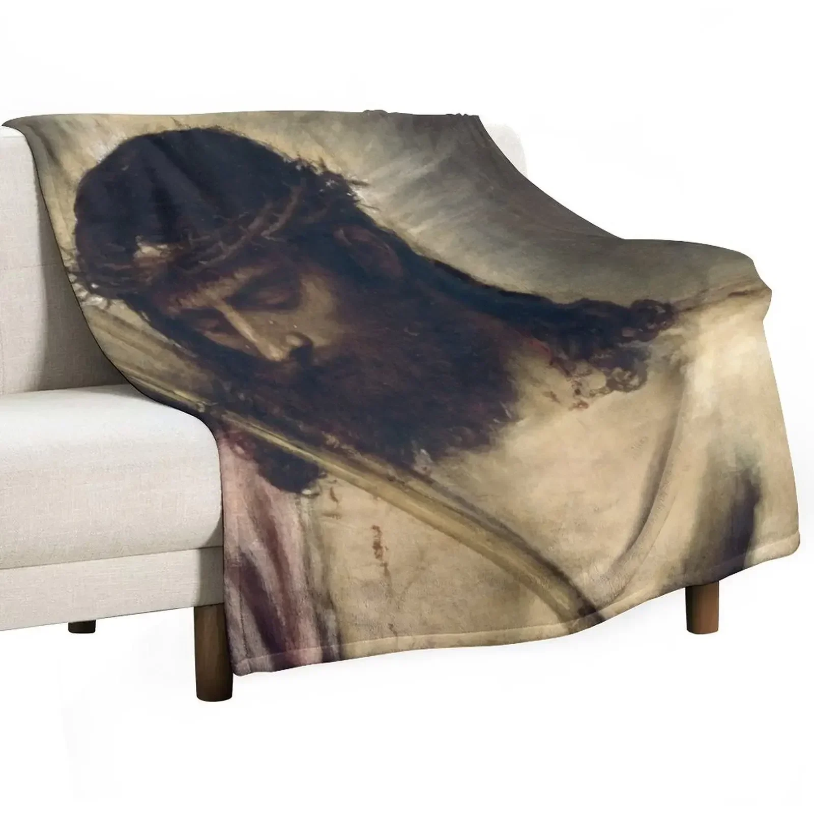 

Jesus Christ: Ecce Homo, by Titian Throw Blanket christmas decoration Travel Extra Large Throw Blankets