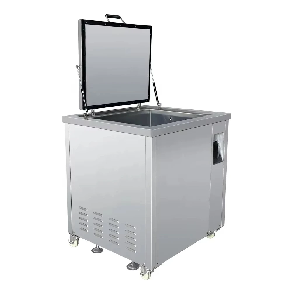 أجزاء أوتوماتيكية لإزالة الشحوم بالموجات فوق الصوتية خزان تنظيف الأجزاء الصناعية 80l 90l 100l آلة التنظيف بالموجات فوق الصوتية #4