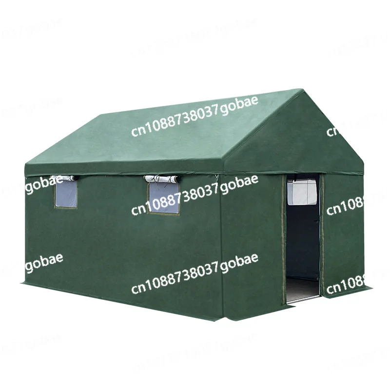

Outdoor engineering construction site tent rainproof emergency rescue cold canvas tent
