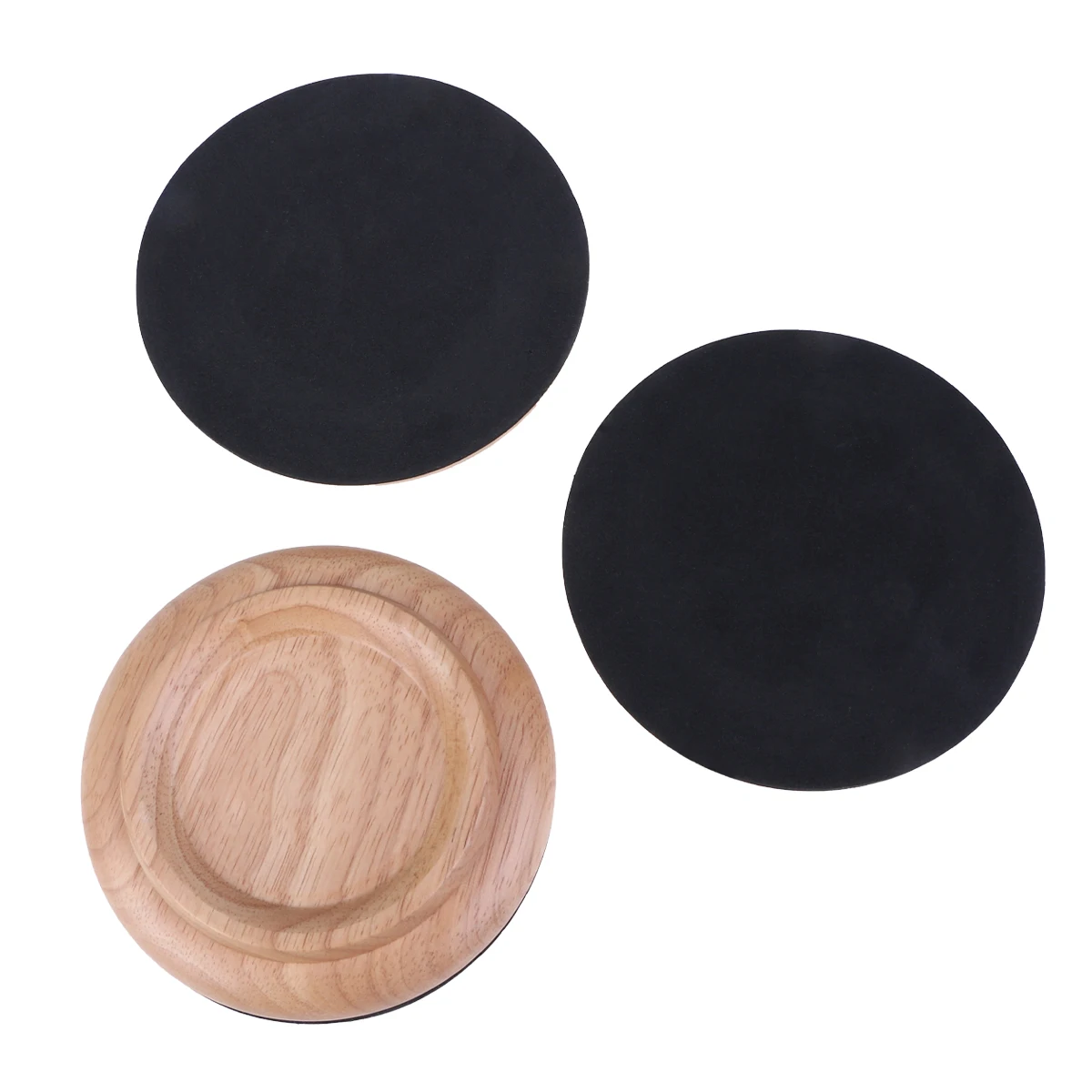 

3pcs Solid Wood Piano Foot Pads Non-Slip Floor Protector For Upright Grand Piano Eva Bottom Sound Insulation Mats Keyboard