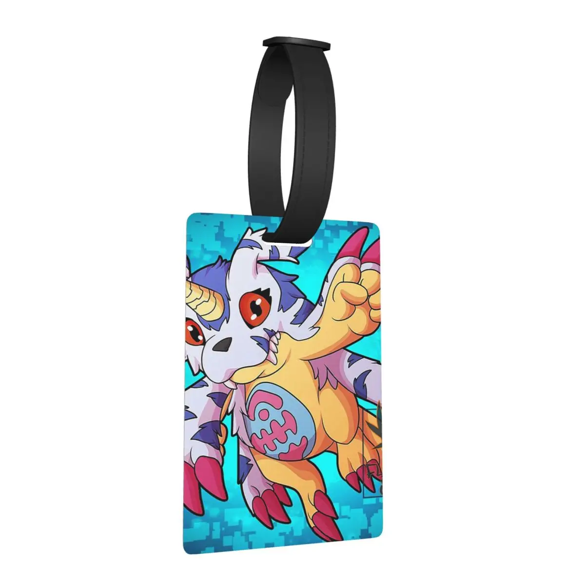 

Digimon Luggage Tags Suitcase Accessories Travel Baggage Boarding Tag Label Holder ID Name Address