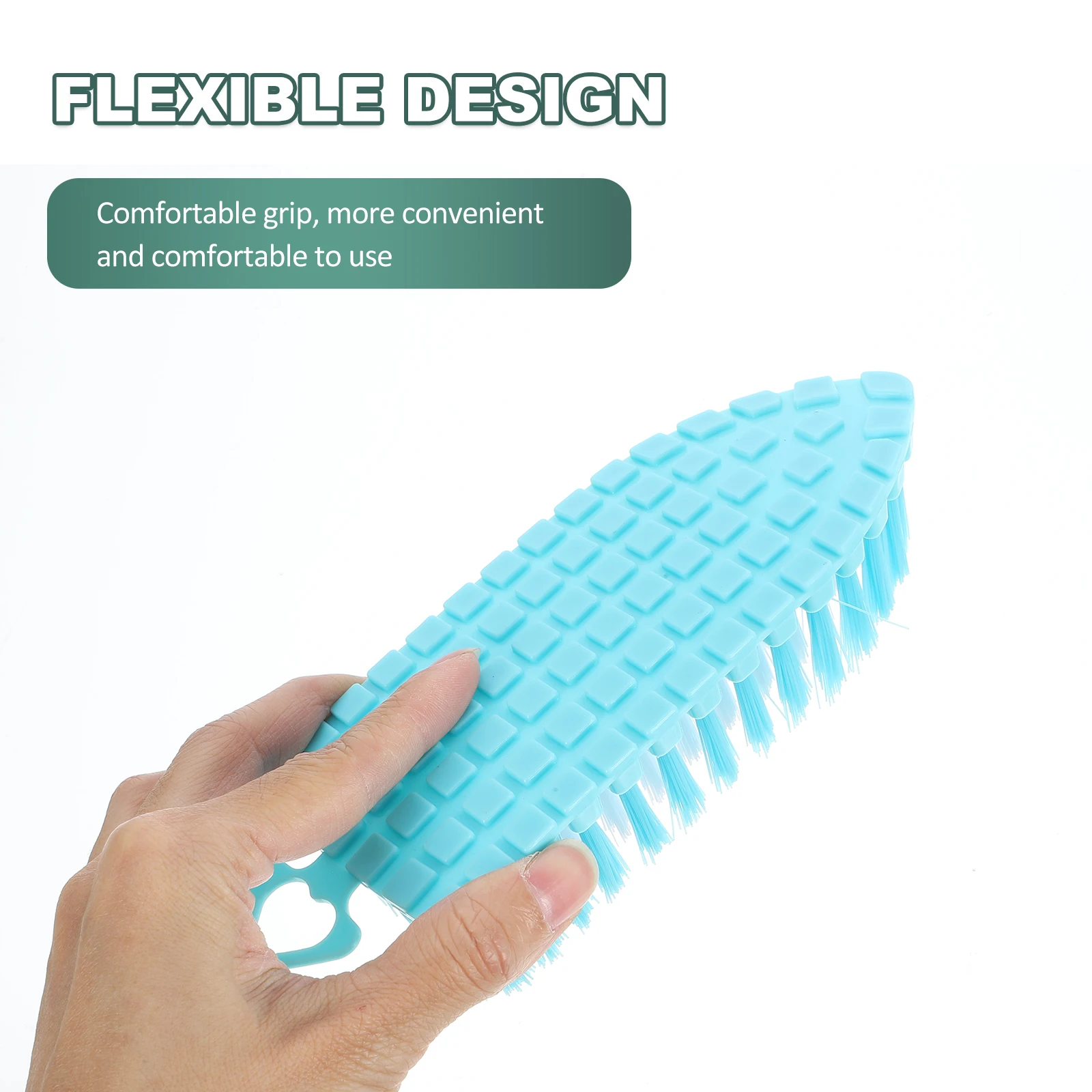 

3pcs Nail Cleaning Brush Sturdy Durable Soft Bristles Manicure Pedicure Dust Removal Shoe Gap Cleaner Portable Lightweight