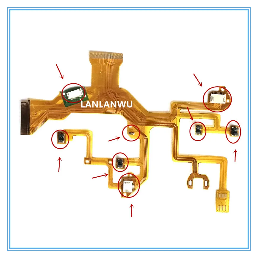 Новый гибкий кабель диафрагмы объектива FPC для Canon SX100 SX110, запасная часть с датчиками