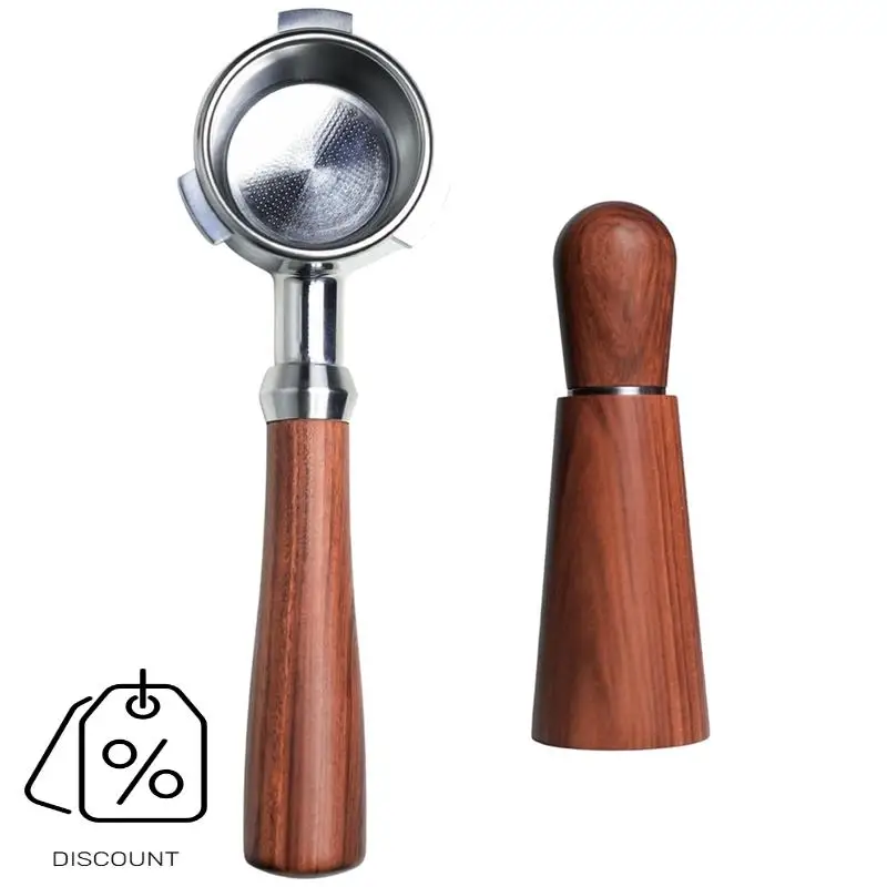 Бездонный портафильтр A83G-54 мм в сочетании с инструментом Wdt — усиление заваривания эспрессо, сменная корзина для фильтра, замена кофе