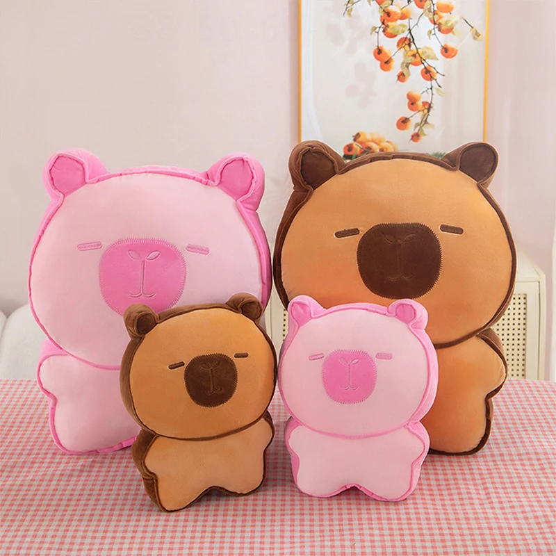 

Kawaii Toast Capybara Plush Toy Cute Stuffed Doll for Kids Birthday Xmas Gift Cuddly Pillow Pal Perfect for Girls and Children