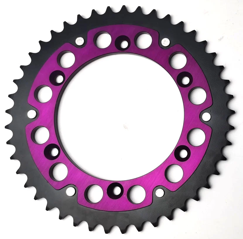 

44T 45T Байк 520 Комплект трансмиссии из алюминиевого сплава для Yz125 Yz250f Yz 450 Задние звездочки