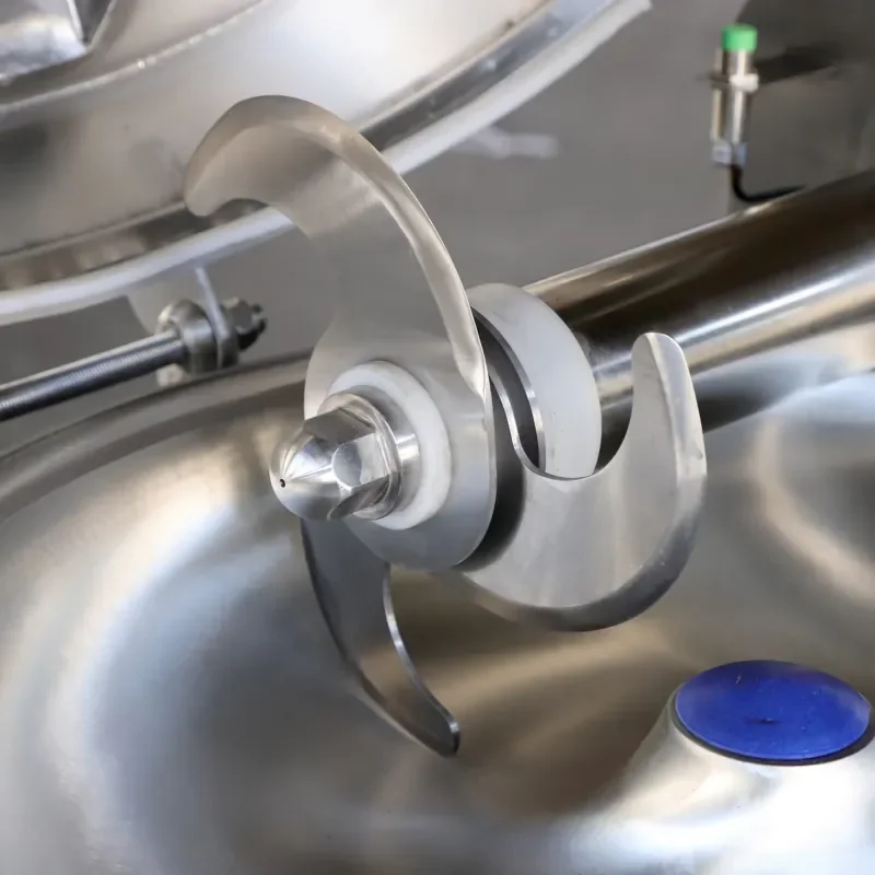 Stainless Steel Bowl Cutter Meat and Vegetable Chopper Mixer High Speed Emulsifying Machine for Food Processing