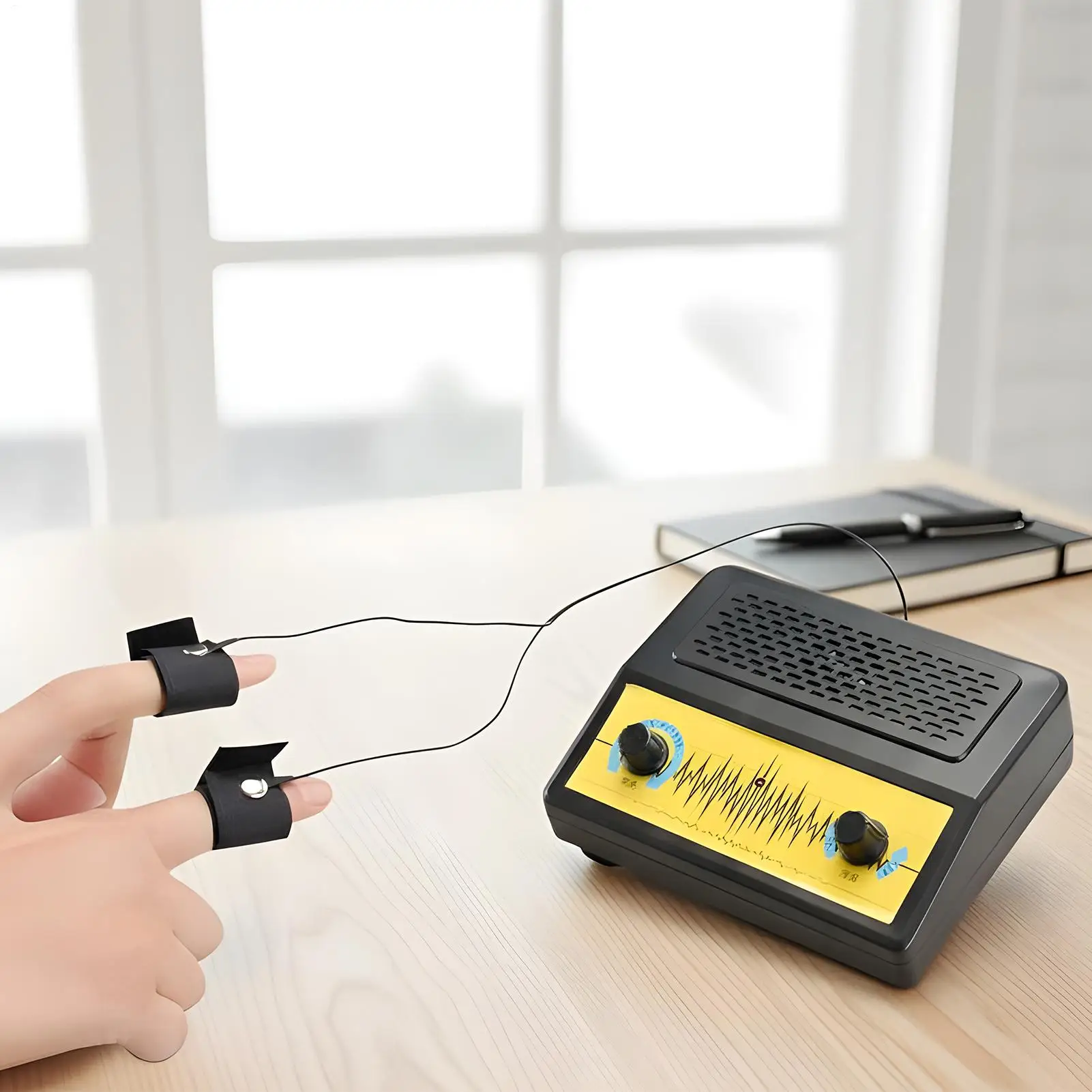 Testeur de mensonge Machine bricolage outil d'apprentissage scientifique testeur de mensonge à domicile Test pour maison sous-sol plage fête enfants garçons fille enfant