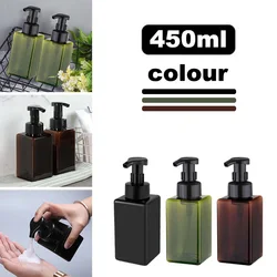 450ml Foaming Soap Dispenser 15oz Refillable Hand Pump Bottle Bathroom Kitchen Liquid Shampoo Shower Gel Plastic Empty Container