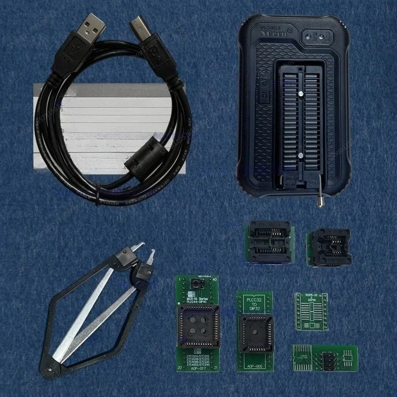 For T48 Programmer TL866II Plus Upgrade, Support Chip 31,000 + with 7 Accessories